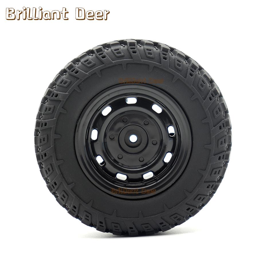 5mm Hex MN99S Rubber RC Wheels for MN98 MN82, WPL C24-1 B36 D12 C64 D74-1 Off Road Car Upgrade, High-Performance RC Tire