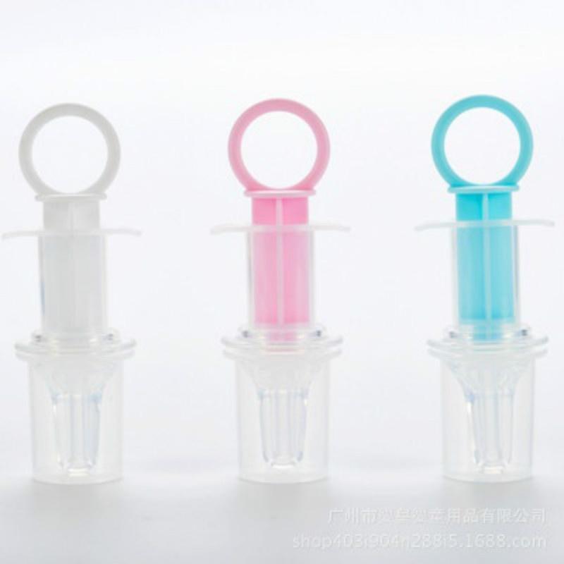 Dětský dávkovač na ždímání léků Dětský dudlík Jehlové krmítko Příbory na krmení 1 ks