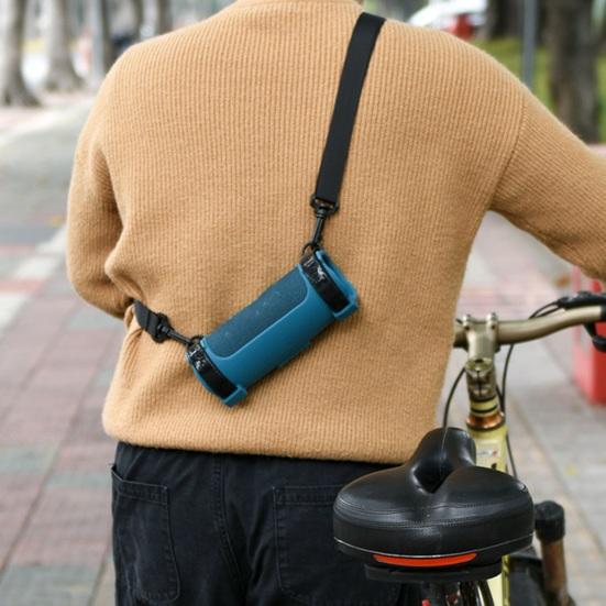Silicone Protective Sleeve with Shoulder Strap Fastener Tape Anti-drop Design Storage Case