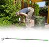 Multifunctional Stainless Steel Garden Shovel Hollow Hoe For Weeding Grass Soil Moss With 4 Section Extendable Handle