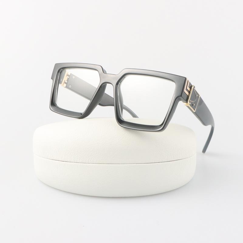 Square Vintage Sunglasses Man Brand Designer Fashion Mirror Sun Glasses Male Retro Black Outdoor Travel Mirror