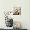 LAIART Floral Wall Art Farmhouse Vintage Wall Decor Canvas Picture Print for Bathroom Bedroom Living Room Dining Room