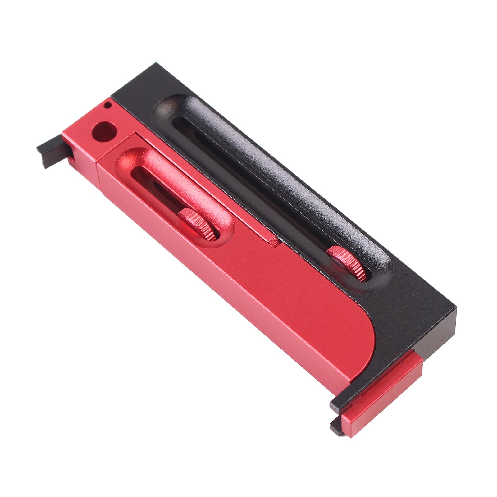 

Table Saw Slot Adjuster Mortise and Tenon Tool Aluminum Alloy Movable Ruler Making Seam Movable Measuring Block Woodworking Tool 1pcs червоний