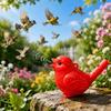 Bunte Wasservogel-Pfeife 3D-gedruckte Desktop-Ornamente Kreative Vogelstatue Heimdekoration