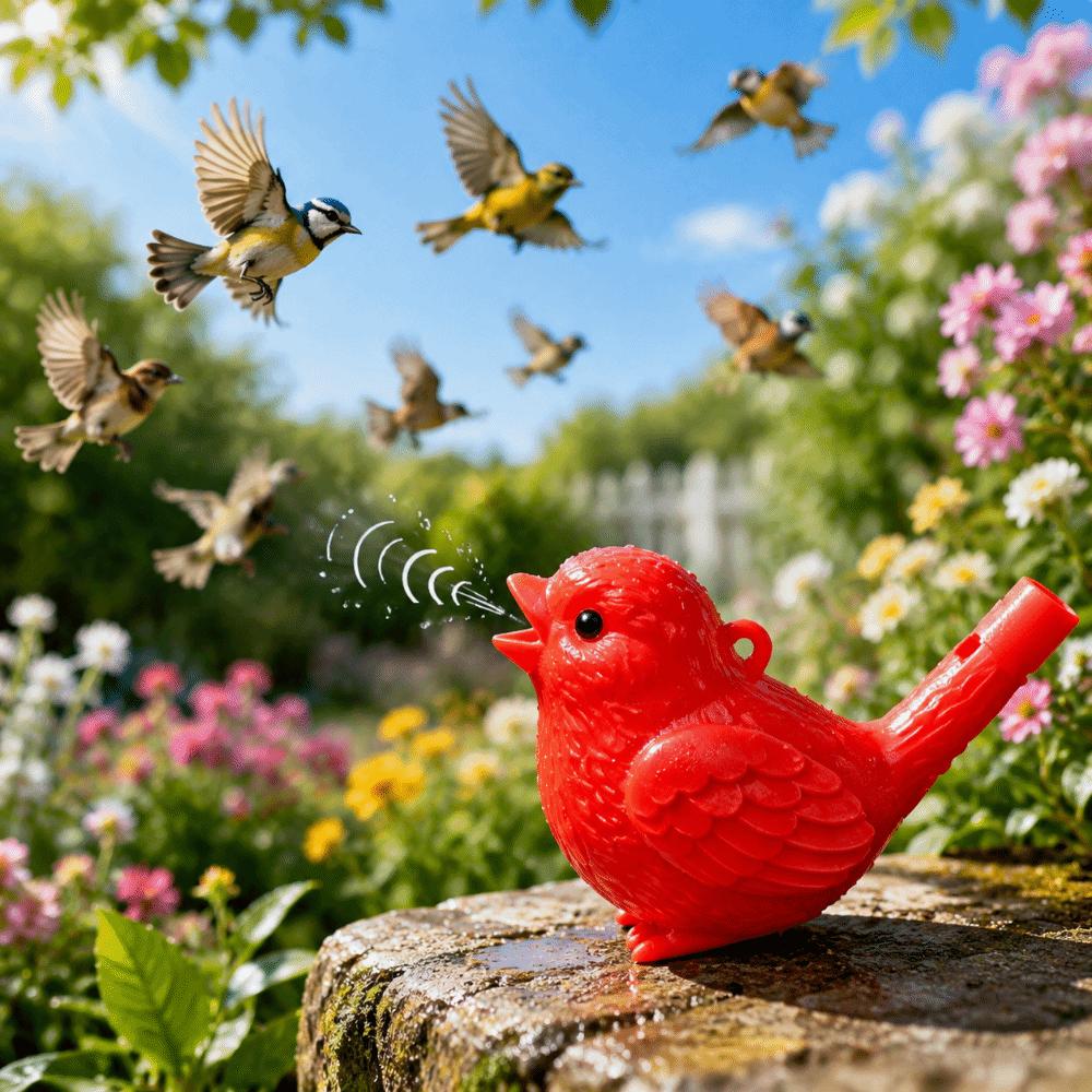 Bunte Wasservogel-Pfeife 3D-gedruckte Desktop-Ornamente Kreative Vogelstatue Heimdekoration
