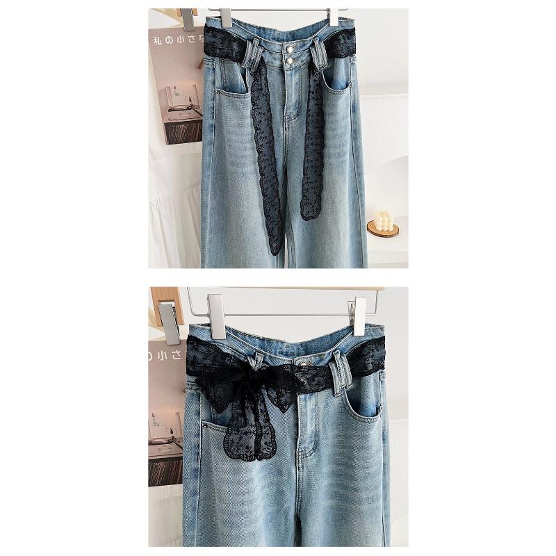 Multifunctional Long Lace Scarf Versatile Belt Ribbon Hair Band For Women