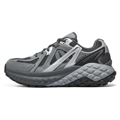 Monster Textile, Synthetic Leather Cushioning Coverage Support Low Top Casual Shoes Men's Gray 232742-CCGY