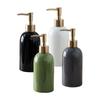 Keramik Hand-Flüssigseifenspender Flasche Badezimmer 420ml Ersatz Schlafzimmer Dusch Seifenspender für Handdesinfektionsmittel Shampoo Spülmittel