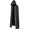 Plus Size Halloween Hooded Cloak - Medieval Renaissance Cape (5 Colors) for Cosplay and Performance