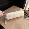 Large Capacity Pen Bag Canvas Pencil Pouch Multi-functional Pencil Case  Gift