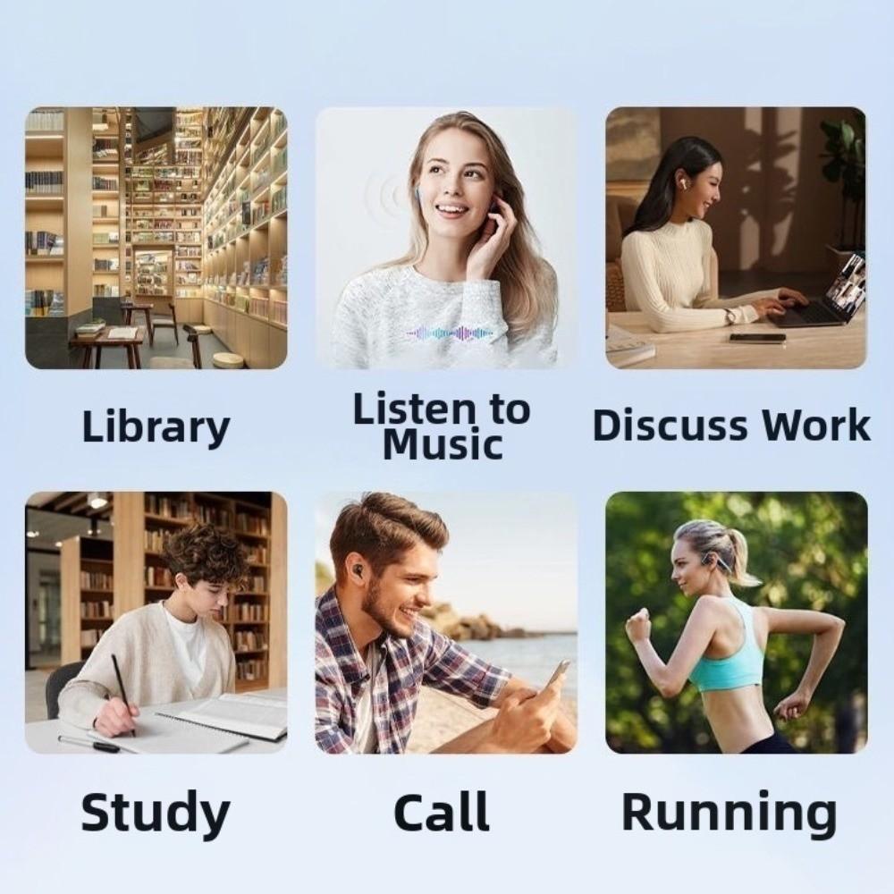 Huawi/Xiaomi HiFi Stereo Wireless Headphone USB Type-C Sports TWS Earbud for Driving