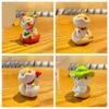 Chinese Style Cartoon Snake Figurines Resin Car Interior Ornament  New Years Decor