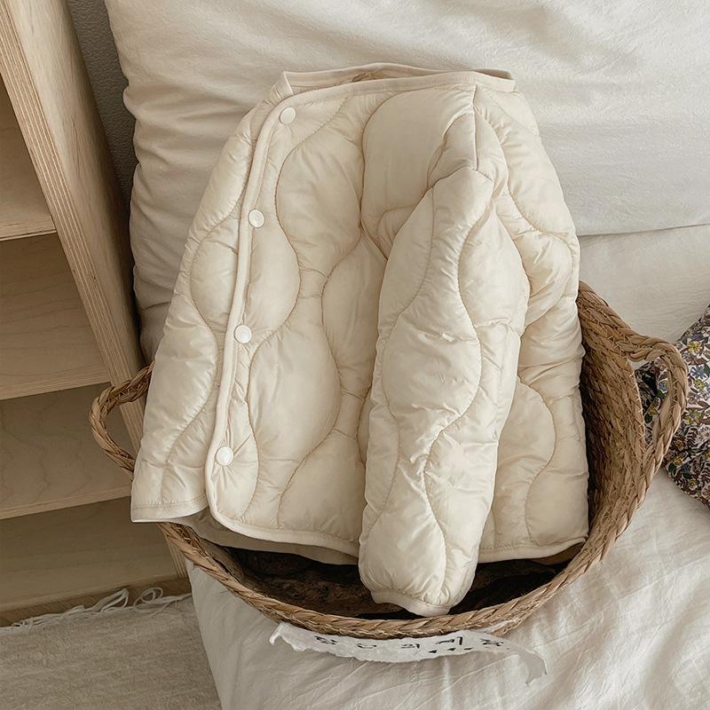 Îmbrăcăminte exterioară pentru copii Puf Băieți Fete Toamnă Iarnă Jachetă Caldă Paltoane Simple pentru Copii Rezistente la Vânt