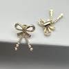High Color Retention Pearl Bead Bow Pendant for DIY Handmade Accessories