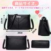 ORIJIRI Women's Small Shoulder Bag, Wallet, Cute Handbag, PU Leather, 3-Way Mini Shoulder Bag
