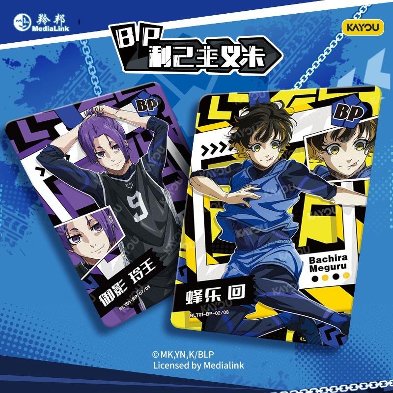 Echte BLUE LOCK Karte Beyond The Bag Isagi Yoichi Bachira Meguru Anime-Zubehör Sammlerspielzeug Geschenk für Kinder