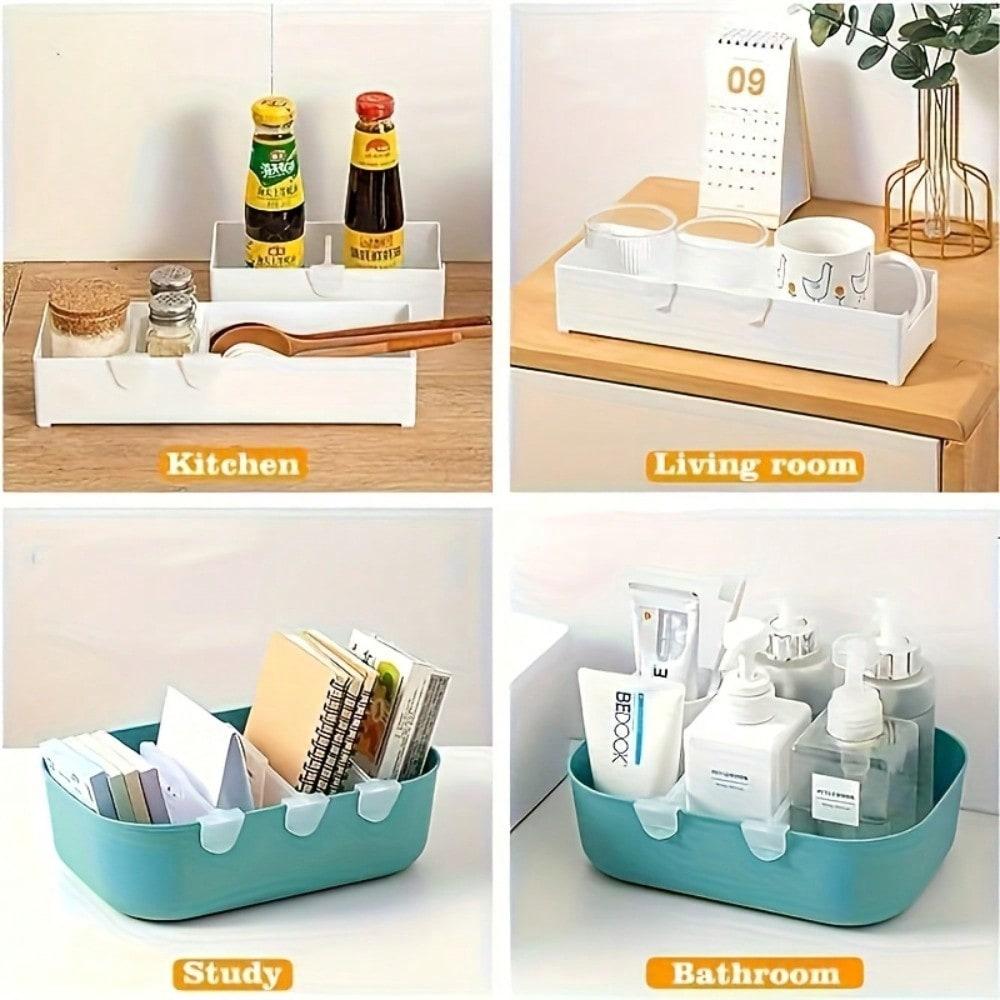 1pcs Adjustable Refrigerator Freezer Organizer - Expandable Bottled Beverage, Sauce Dispenser / Maximize Space Utilization