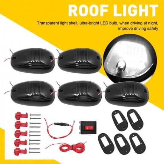 

LED Cab Roof Marker Running White Lights for Dodge Ram 1500/2500/3500/4500/5500