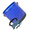 Portable Integrated Fish Bucket Fish Box EVA Folding Fish Bucket with Rope Colorful Fishing Tackle Boxes Water Bucket
