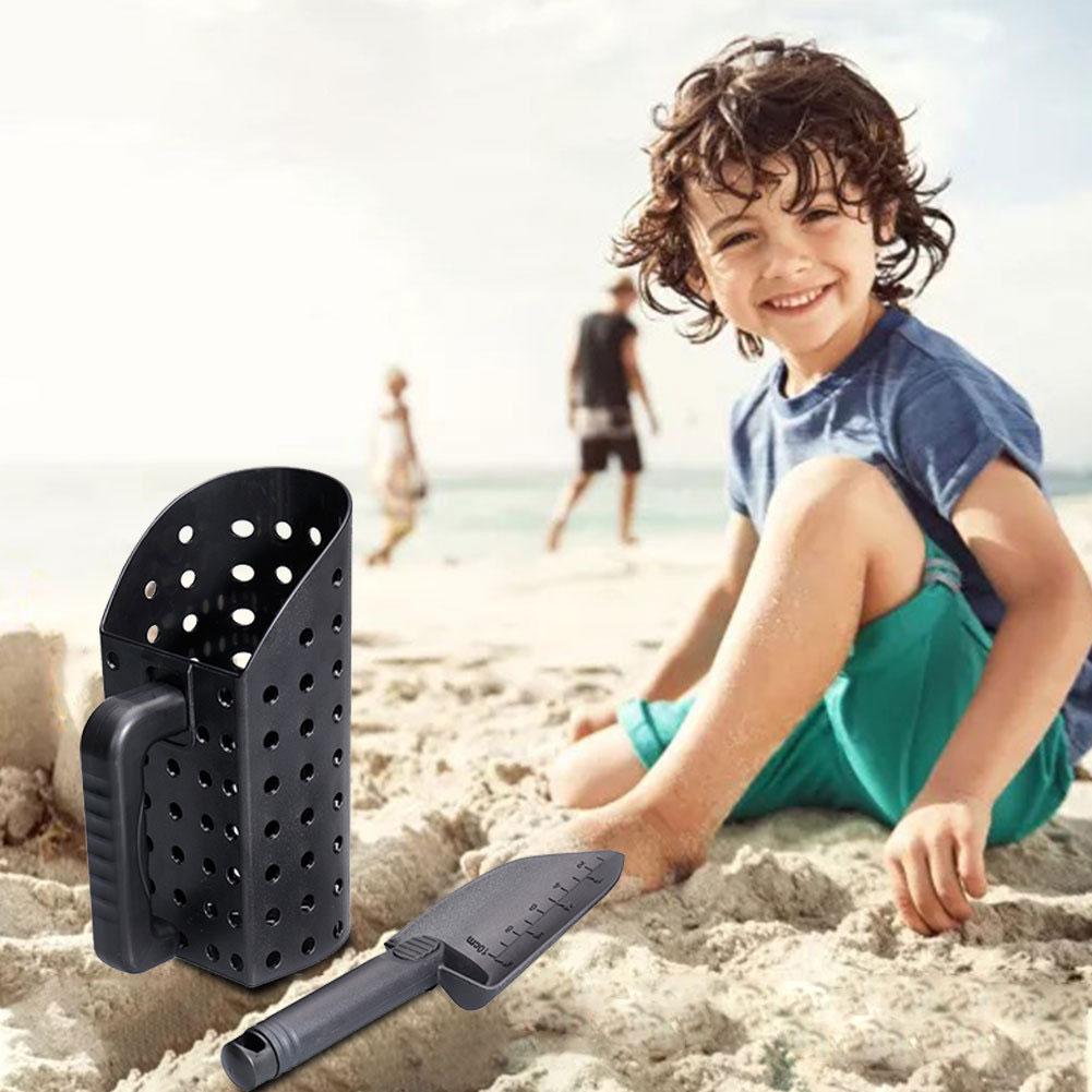 Sand Sifter Beach Shovel Sand Scoop Metal Detector Sand Scoop Shovel Set for Beach Metal Detecting Accessories for Kids Adults
