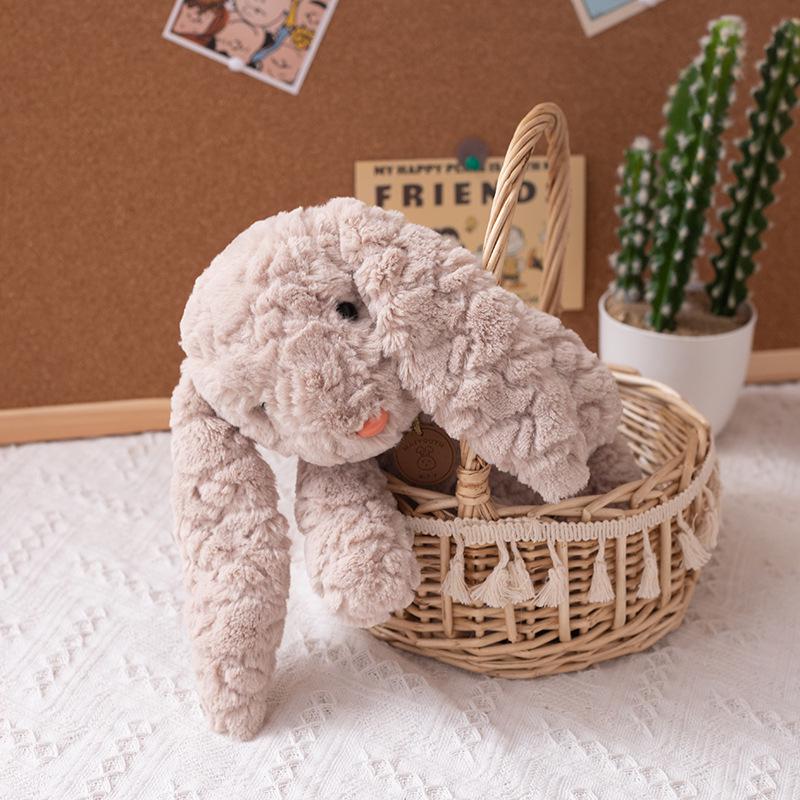 Bangbang Rabbit Plush Toy - Cute Lop-Eared Rabbit Teddy Bear Doll, Perfect Qixi Gift for Children and Girls