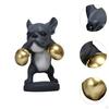 Fitness Dog Statue ,Animal Sculpture ,Creative, Collectible Crafts Resin Ornament Desktop Decoration