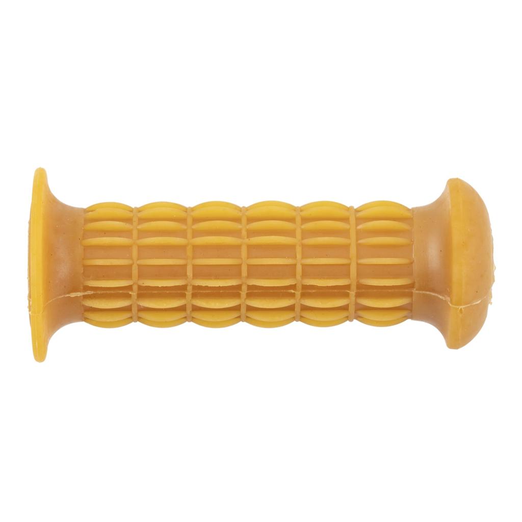 Kijima Motorcycle Parts 130mm Natural Grips, Classic, Rubber, (22.2mm), Through-Type, Universal, Rubber, 201-491