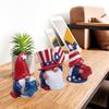 3 Pack Patriotic Gnomes Decorations USA  and Stripes Elf Gifts Patriotic 4th of July Gnomes Figurines Independence Day