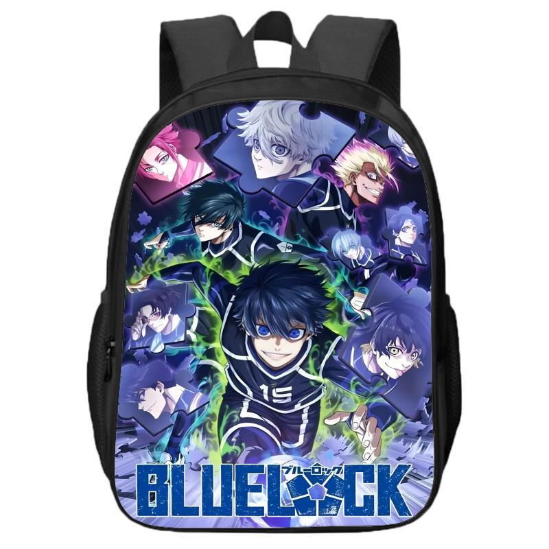 Blauer Gefängnis-Doppellagiger Rucksack für Jungen und Mädchen für Grund- und Sekundarschüler