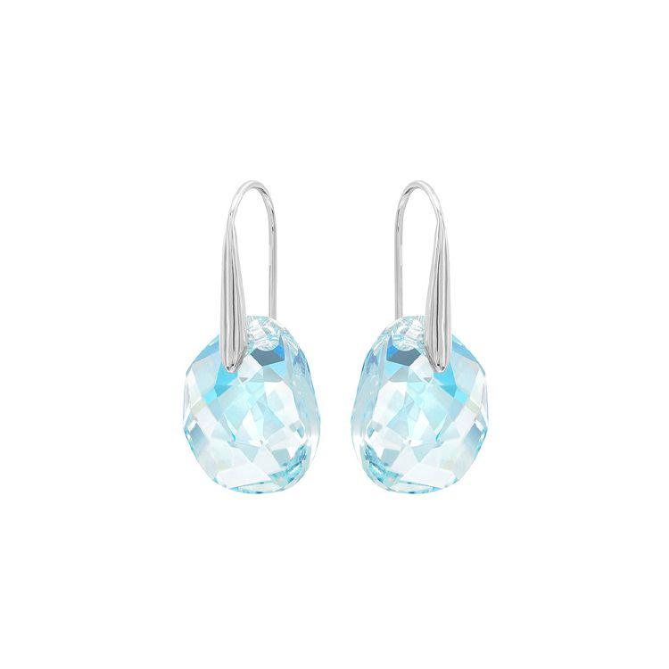 SWAROVSKI Boucles d'oreilles Goutte d'eau Pois Bleu Glace  pour Femme 949740 Ice Blue