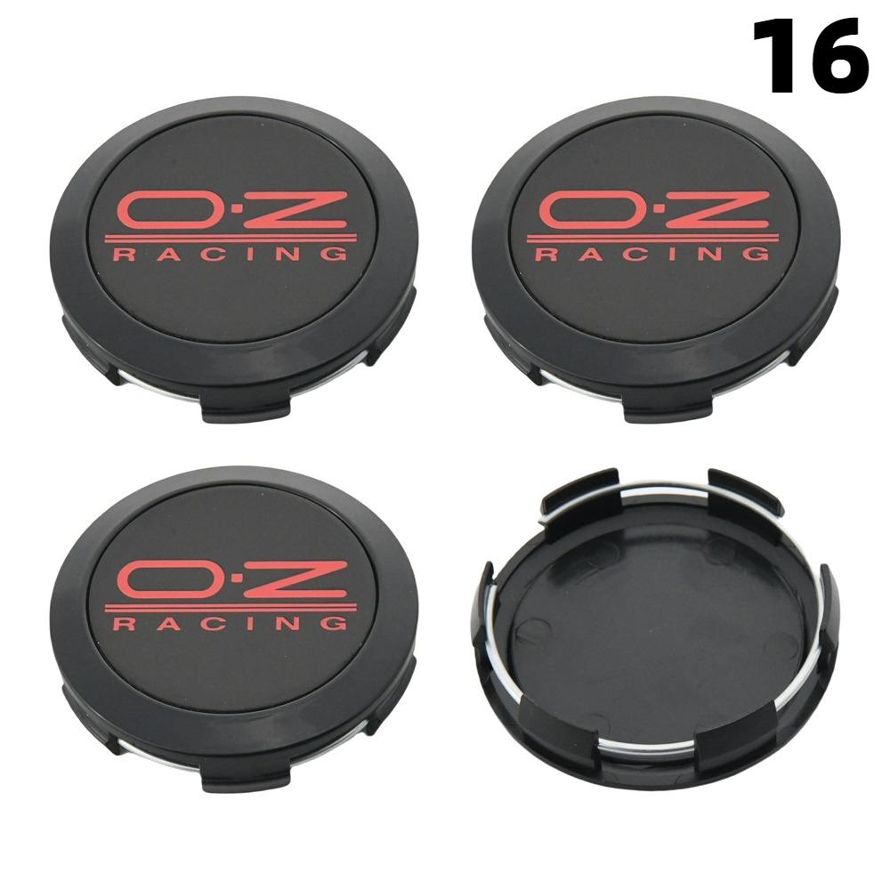 1Set/4PCS 64MM OD / 62MM ID Cap For Rims OZ Logo Wheel Center Cap Sport Car Wheel Cover Hub caps