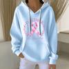 Women's Fashion Casual Christmas Angel Print Pullover Long-Sleeve Sweatshirt