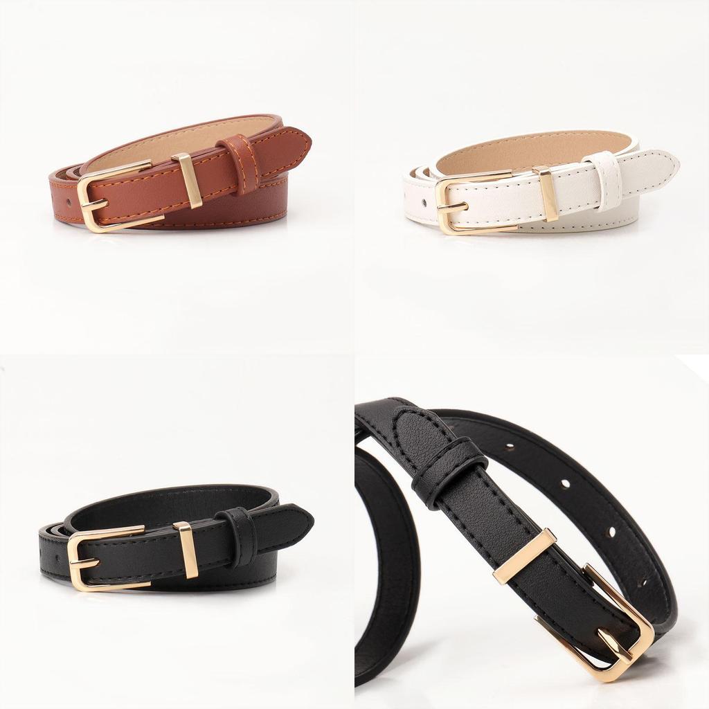 Elegant Faux Leather Womens Belt With Metal Buckle For Fashionable Jeans And Outfits