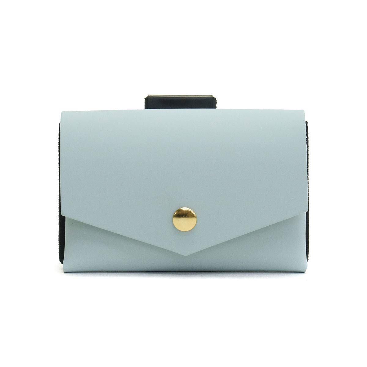 

TINY SERIES 001 RUBER COATING Bifold Wallet SAX [com-ono] [comono] TINY-001-RC