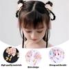 Fan Hair Ornament with Tassel and Flower Design, Hair Clip, Chinese Style, Hanfu, Yukata, Kimono, Hair Accessory, Headpiece, Children's Hair