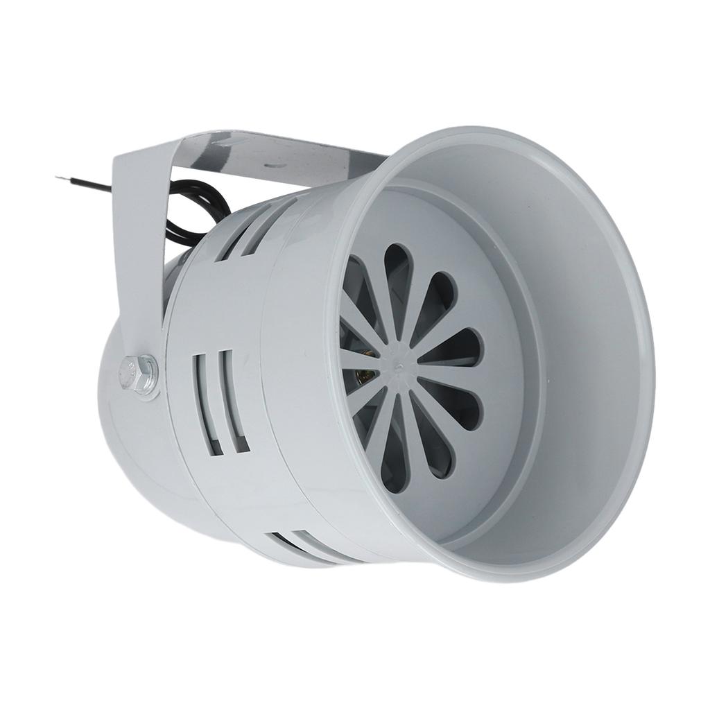Plastic Motor Alarm High Sound Adjustable Base Install Easily High Strength Vintage Siren Horn for Schools AC 200‑240V