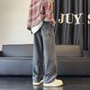 JYL Men's Starry Jeans Spring Autumn Trendy High-Street Loose Wide-Leg Denim Pants