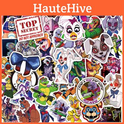 Terrifyingly Awesome Fnaf Security Breach Horror Game Stickers Set 50pcs
