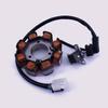Lica Magnetic Steel Flywheel & Stator Coil for QS125T-2 / QS100T Motorcycles