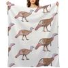 Wild Truthahn Vogelart Aquarell Vogelkunst Überwurfdecke Weich Plüsch Plaid Bettüberwurf Weiche Plaid Reise Decken