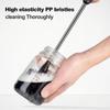 Water Bottle Brush & Straw Cleaner Set,Stainless Steel Long Handle Baby Bottle Scrub Cleaning Brush for Sports Bottles, Cups