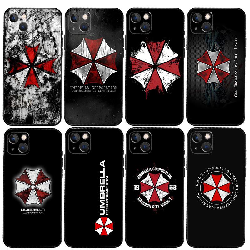 Umbrella Corporation Soft Case For iPhone 14 13 11 12 15 16 Pro Max Mini X XR XS Max Plus Full Cover