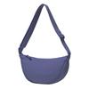 GlamollaMisse Crescent-Shaped Mini Shoulder Bag, Crossbody Bag, Handbag, Soft and Lightweight Nylon, Unisex, Smartphone Pouch, Zippered, Adjustable