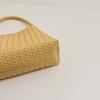 Woven Texture Shoulder Bag with Braided Handle Elegant Design for Daily and Casual Wear