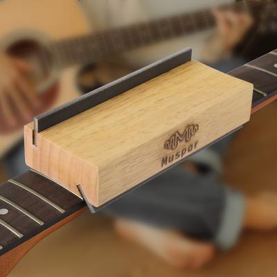 Muspor Guitar Fret End Dressing File Olive Wood 35/90 Degree Luthier File Tool Guitar Bass Fret End