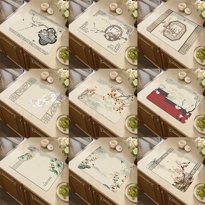 Machine Mat Absorbent Waterproof Anti Slip Tableware Mat Bar Counter Mat Insulation Pad Placemat