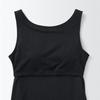 MUJI Jedwabna Mieszanka Top Tank FCB34A3S Czarny S Zestaw 2 szt. Damski