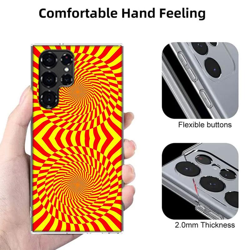 Chaotic Hypnosis Cases Phone Case for Samsung Galaxy S26 Ultra S25 Edge S24 S23 FE S21 Plus S20 S22 S10 Cover TPU Capa Shell Sho