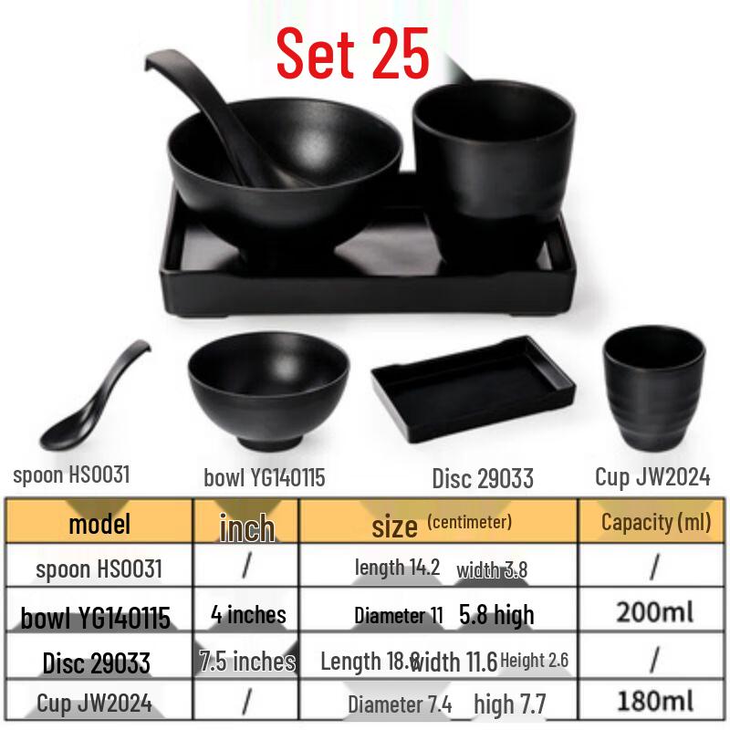 Qianxing Melamine Dinnerware Set