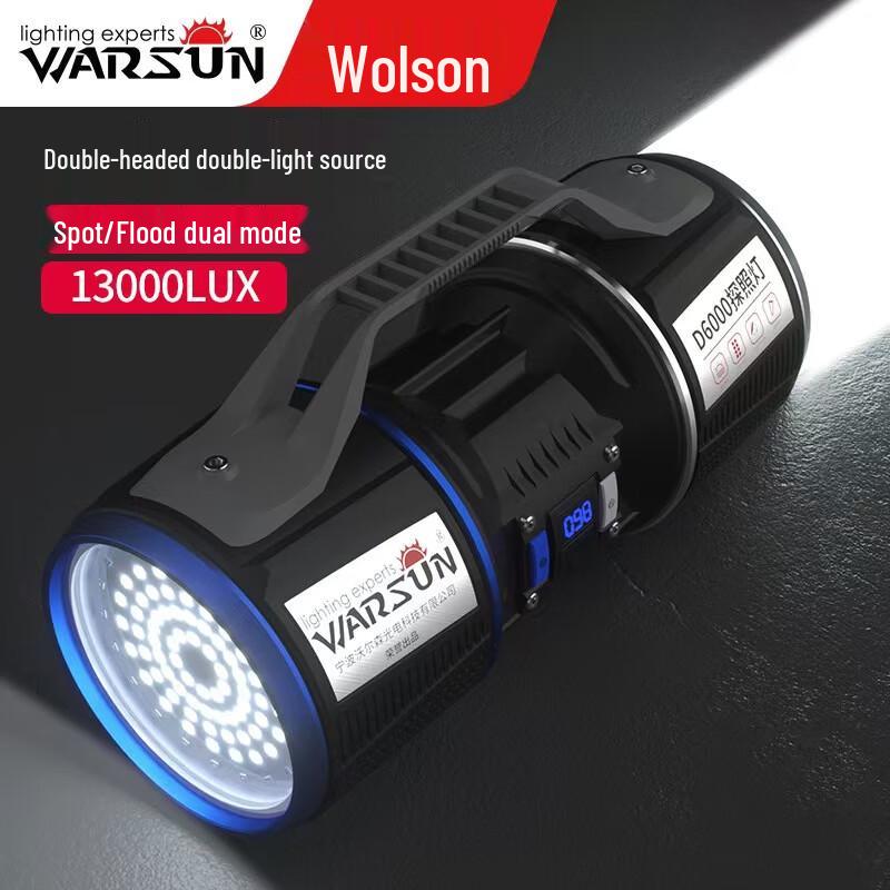 Woltersen D6000 Enhanced High-Power Rechargeable Searchlight